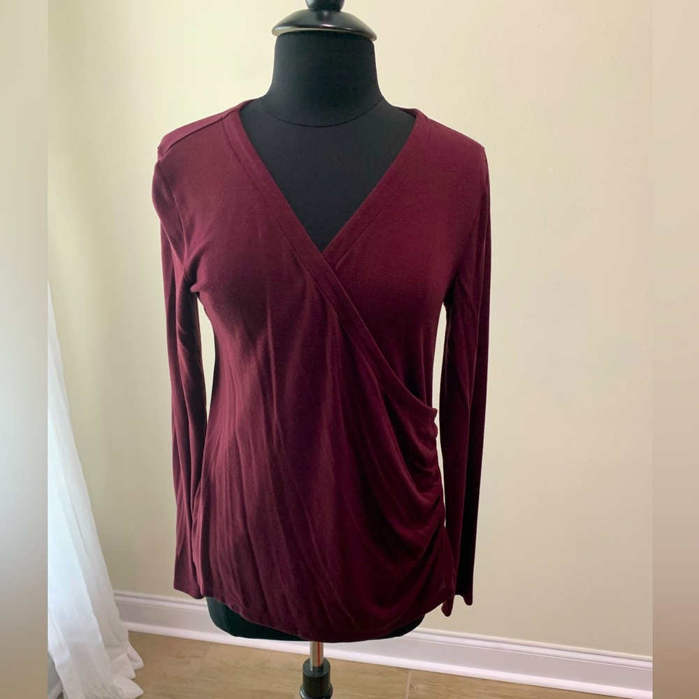Loft Faux Wrap Top